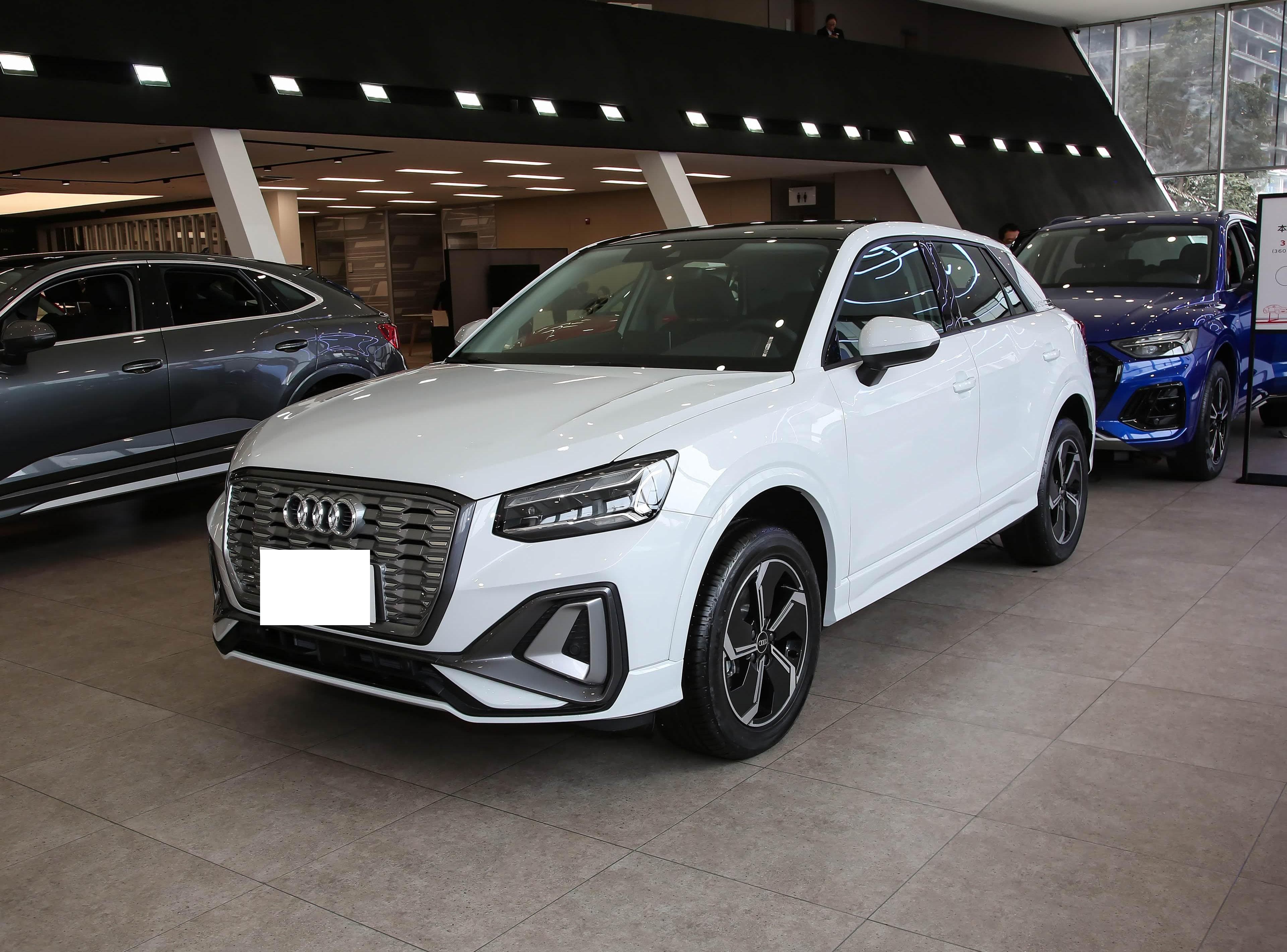 Audi Q2L e-tron front view