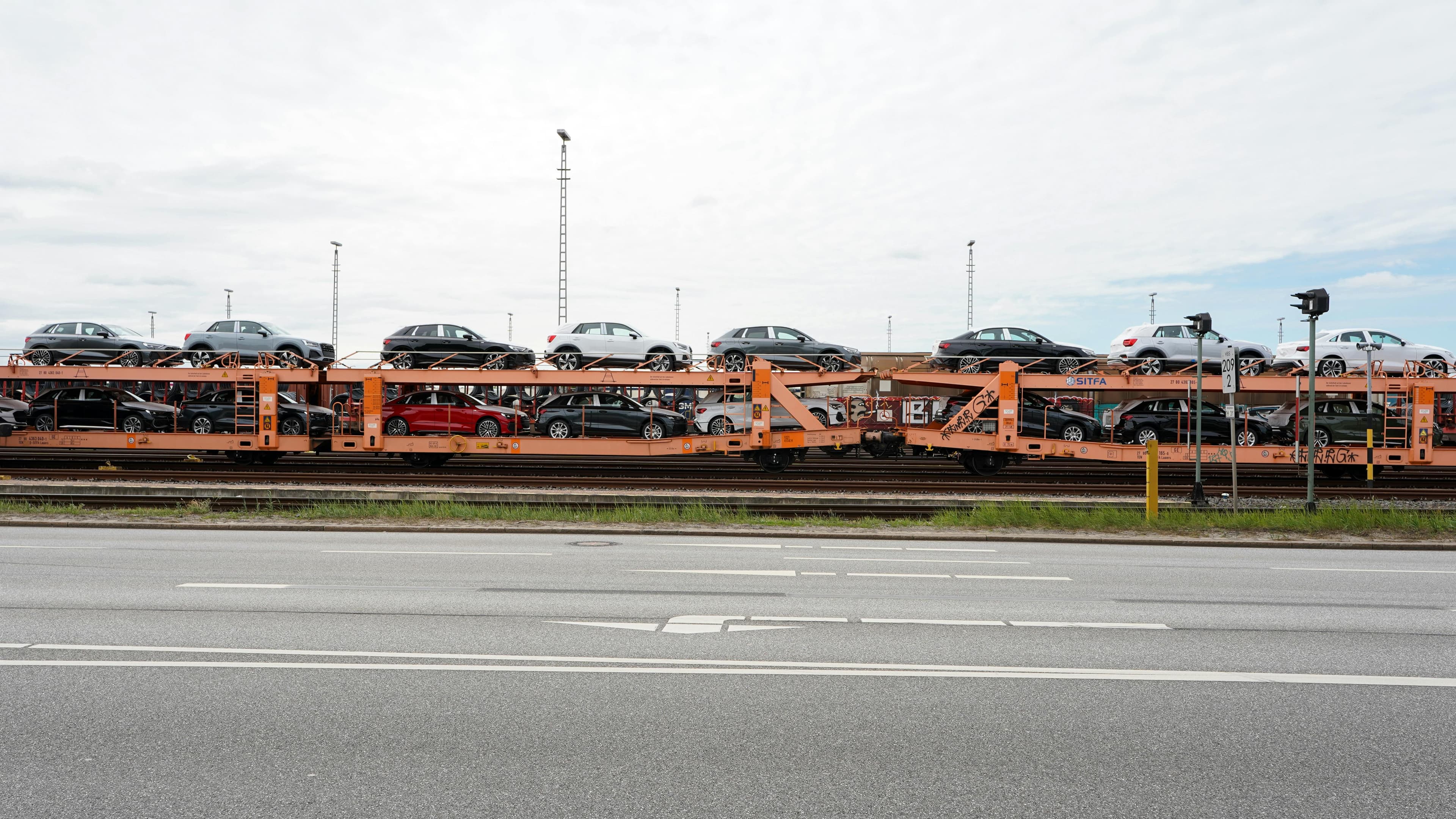 Export vehicles prepared for sale